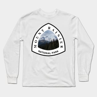 Mount Rainier National Park shield Long Sleeve T-Shirt